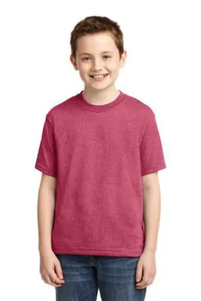 JERZEES?? - Youth Dri-Power?? 50/50 Cotton/Poly T-Shirt Vintage Heather Red.35602