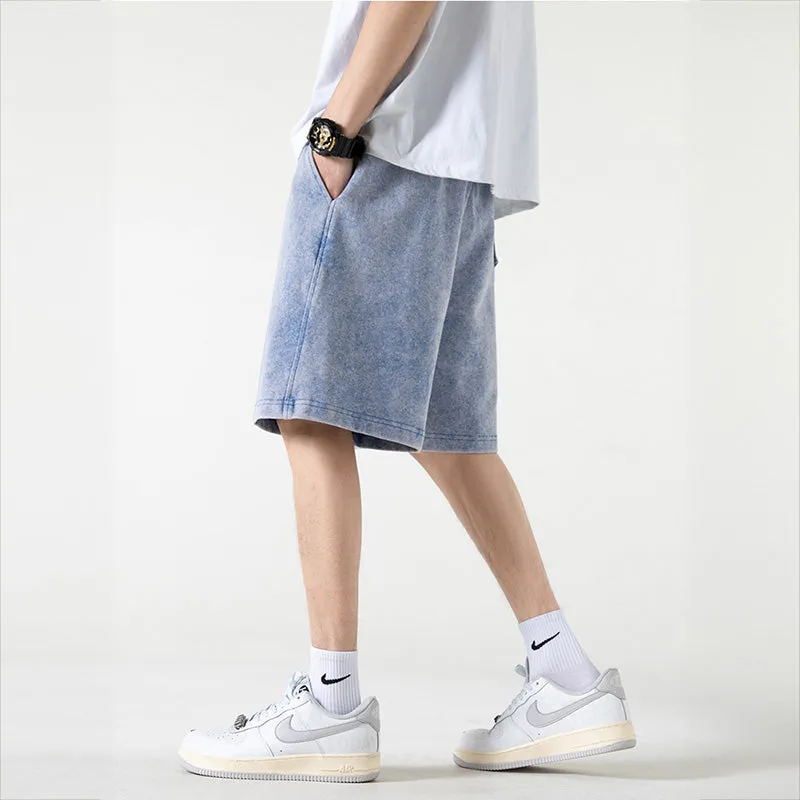Jiroman Distressed Loose Shorts