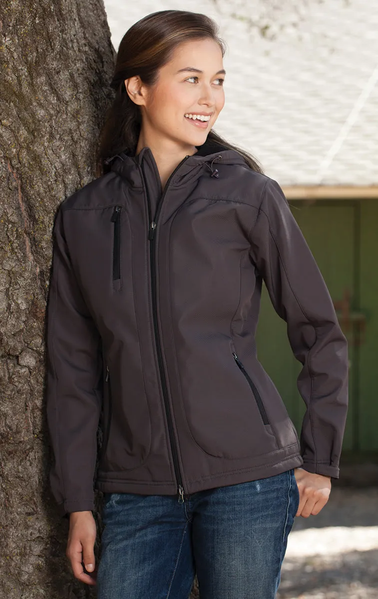 Ladies Taiga Honeycomb-Shell Hooded Jacket