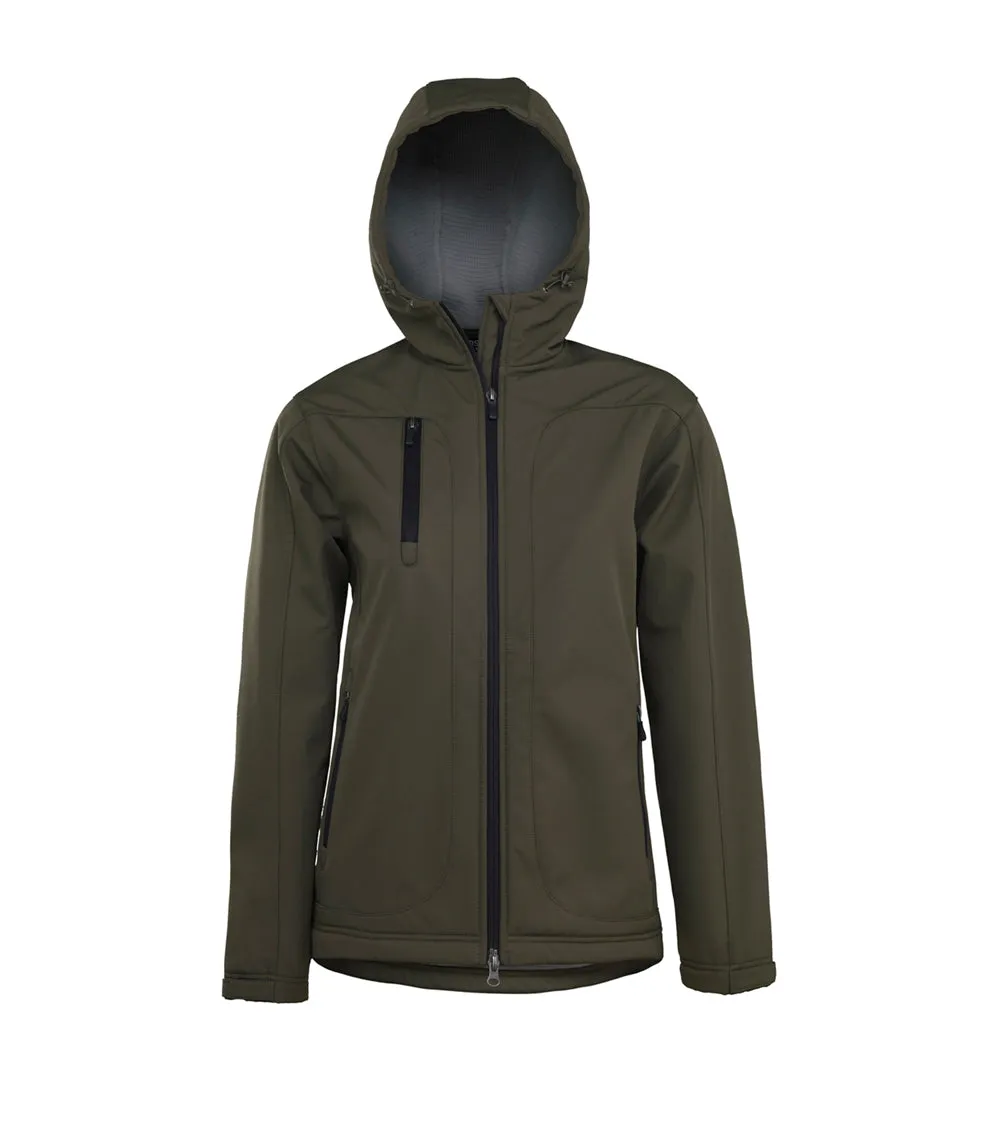 Ladies Taiga Honeycomb-Shell Hooded Jacket