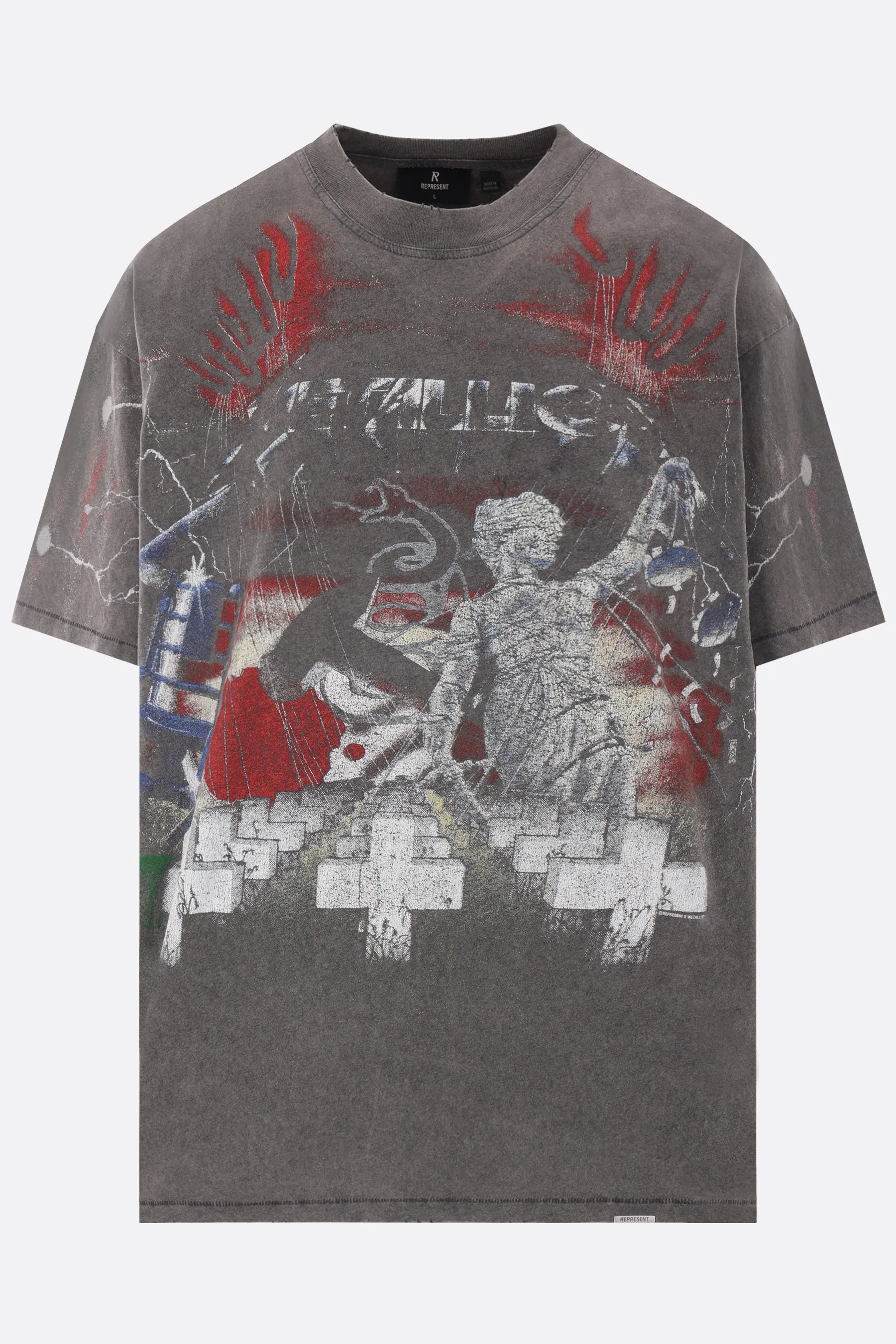 Master Of Puppets Distressed Jersey T-Shirt