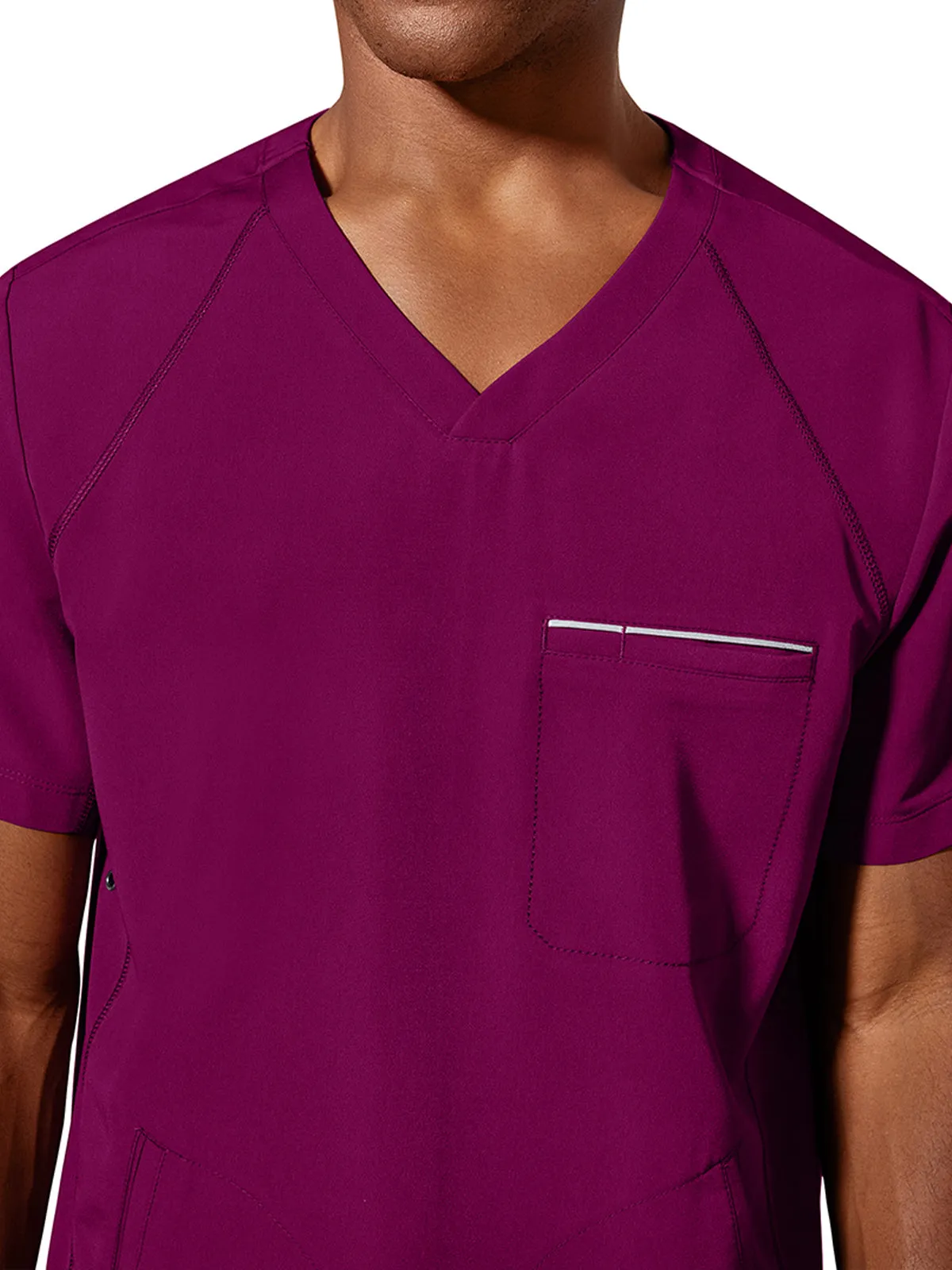 Men's 3-Pocket Steven Moisture Wicking Top - 2382 - Wine