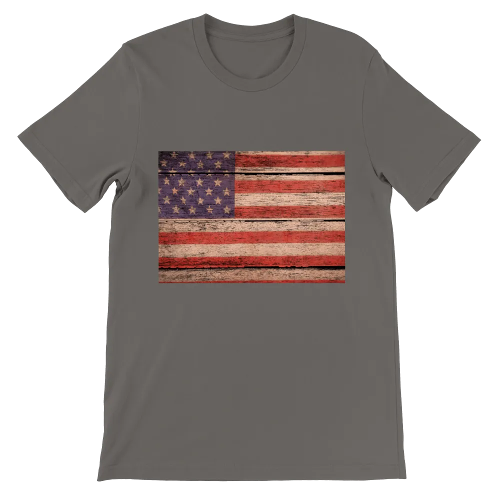 Men's Distressed USA T-shirt