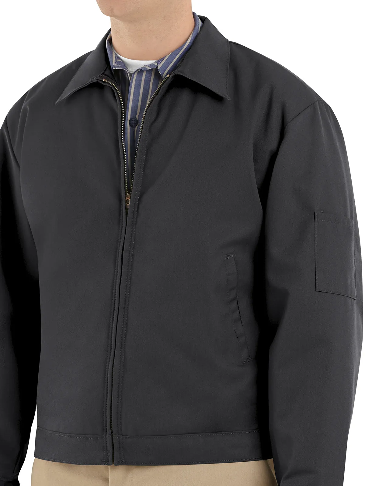 Men's Slash Pocket Jacket - JT22 - Black