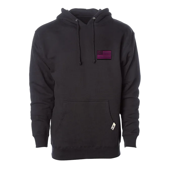 Old Glory Pink PVC Hoodie