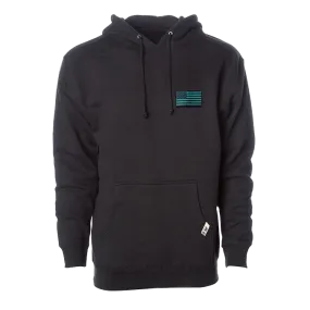 Old Glory Turquoise Hoodie