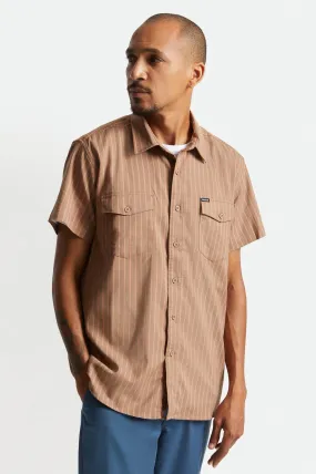 Olson Utility S/S Woven - Twig/Apricot Jam