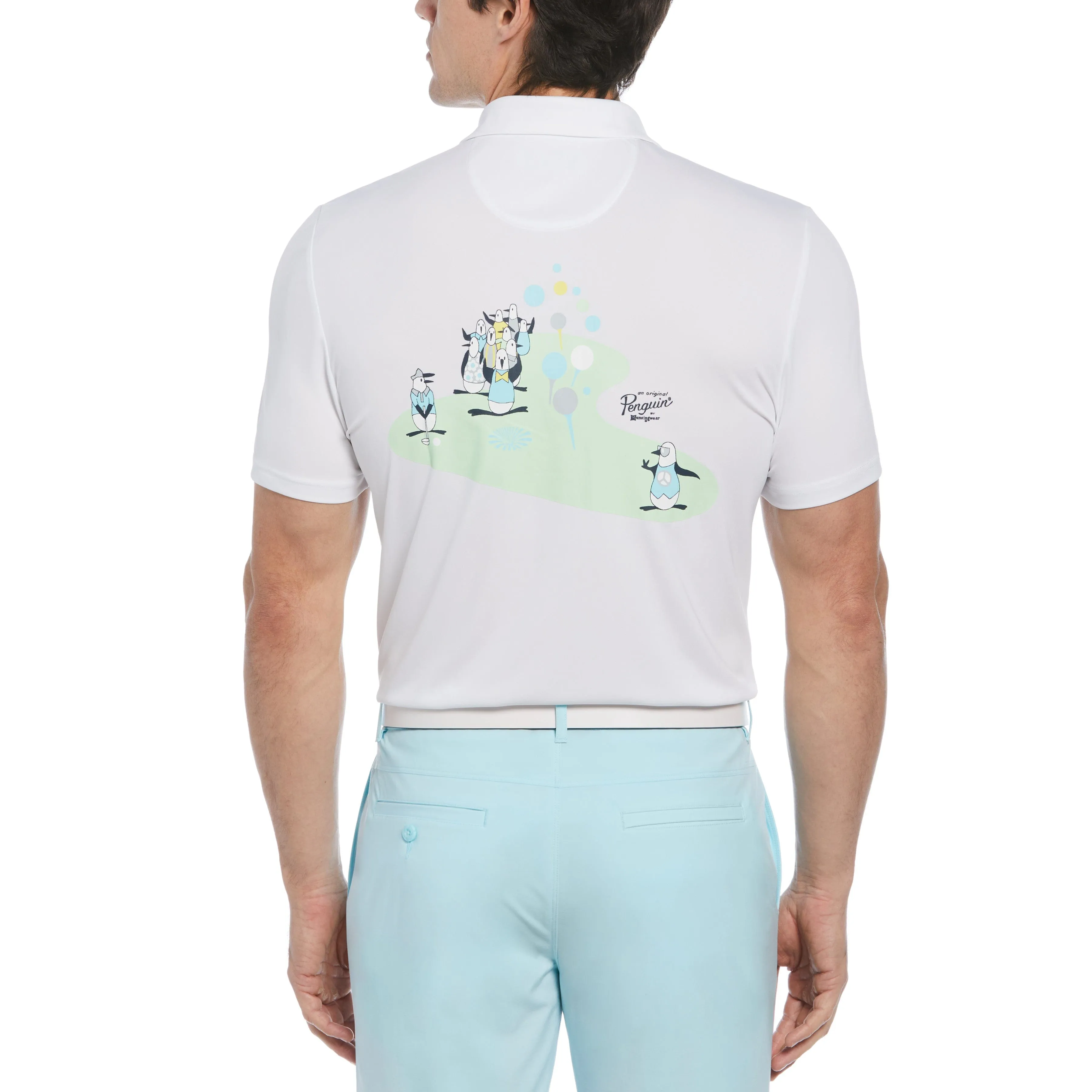Oxford Graphic Print Golf Polo