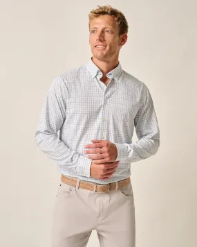 Paddock Performance Button Up Shirt-Malibu
