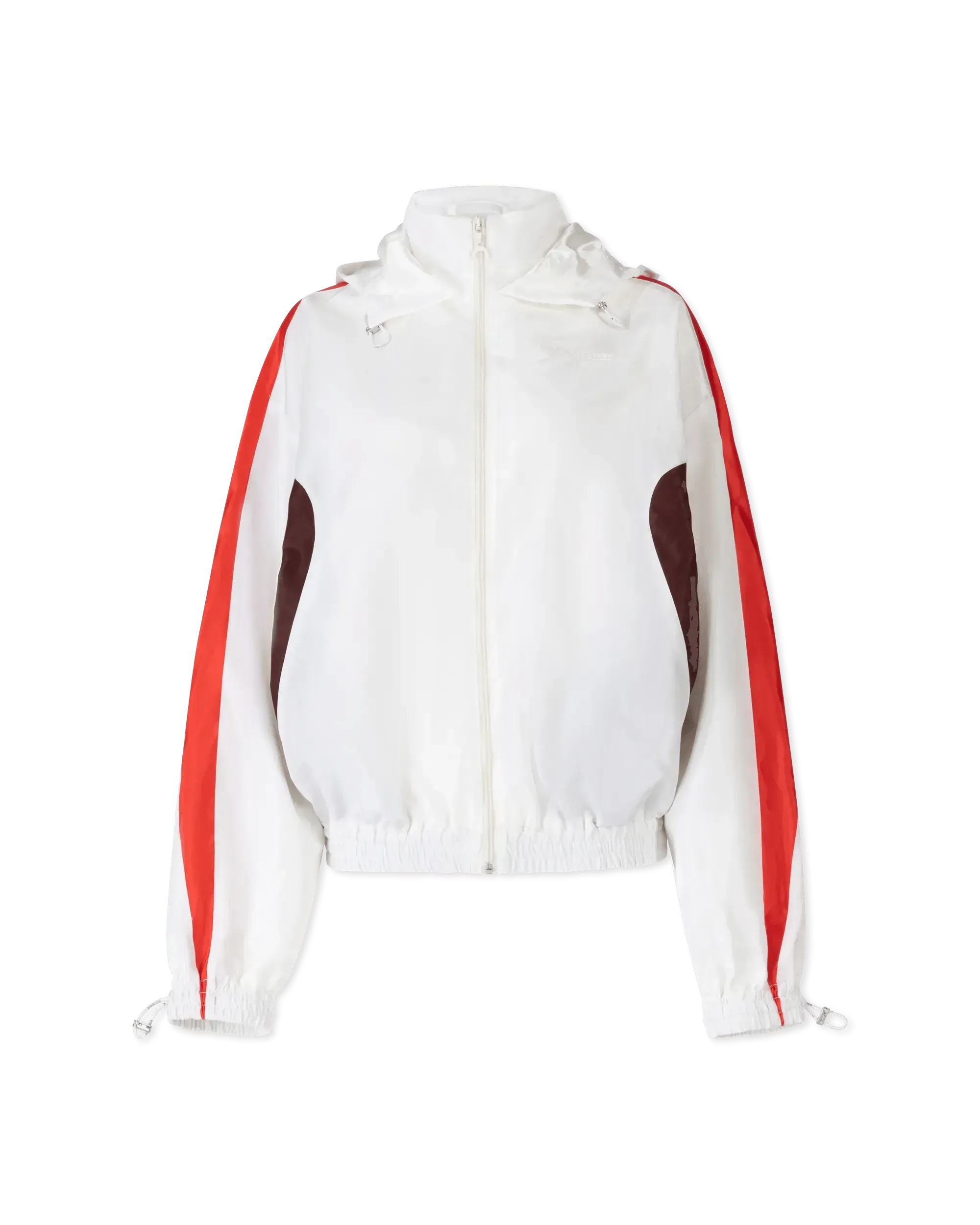 Panelled Moire Track Jacket