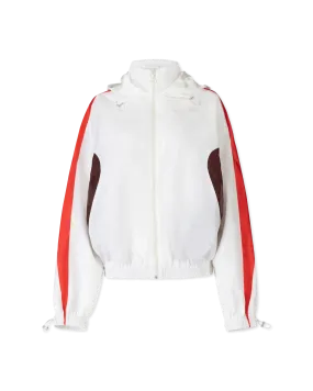 Panelled Moire Track Jacket