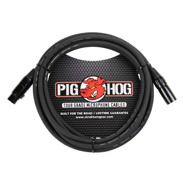 Pig Hog PHM15 8mm XLR Microphone Cable - 15ft