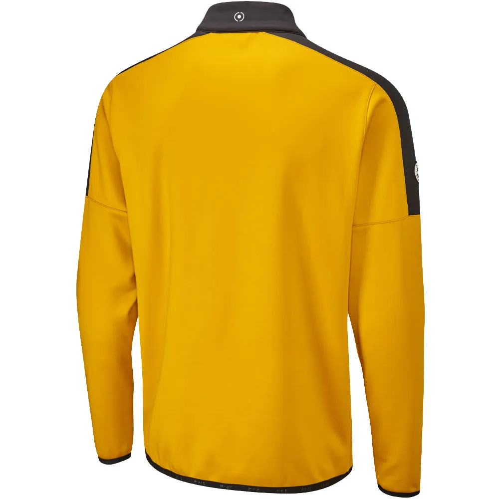 Ping Frankie 1/2 Zip Pullover - Gold/Black