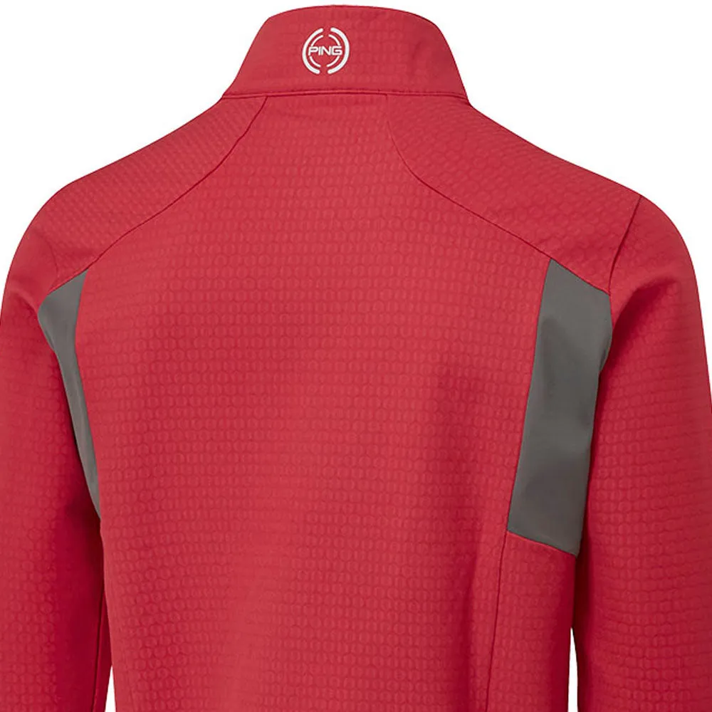 Ping Power 1/2 Zip Sweater - Firebrick
