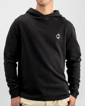 Player Preferred™ Waffle Knit Hoodie - Obsidian