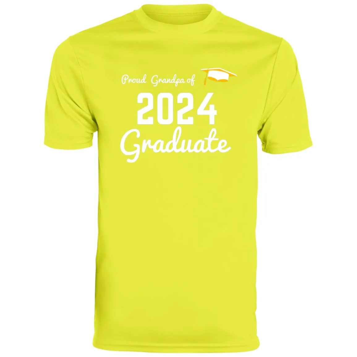 Proud Grandpa -- Graduate 2024 -- Men's Moisture-Wicking Tee