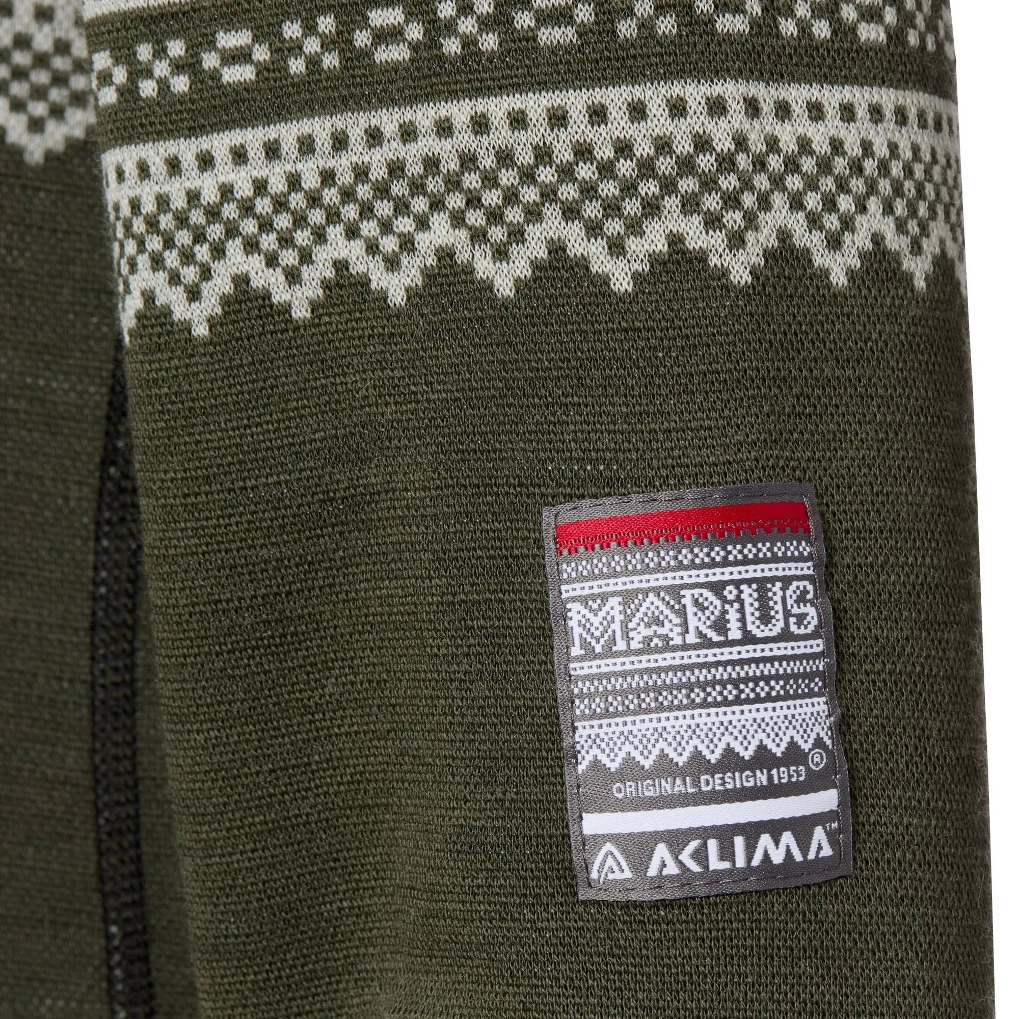 Pullover DesignWool Marius Mock Neck Zip nordmarka Frauen