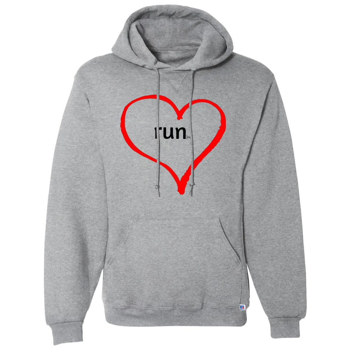 Run Heart - Dri-Power Fleece Pullover Hoodie