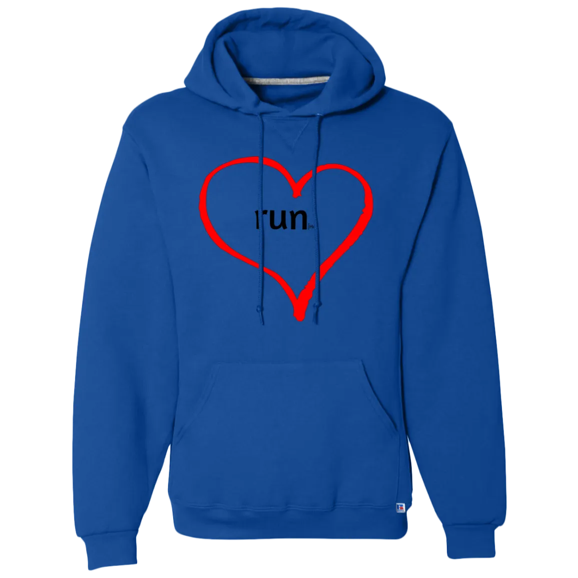Run Heart - Dri-Power Fleece Pullover Hoodie