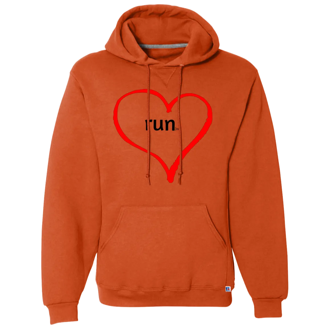 Run Heart - Dri-Power Fleece Pullover Hoodie