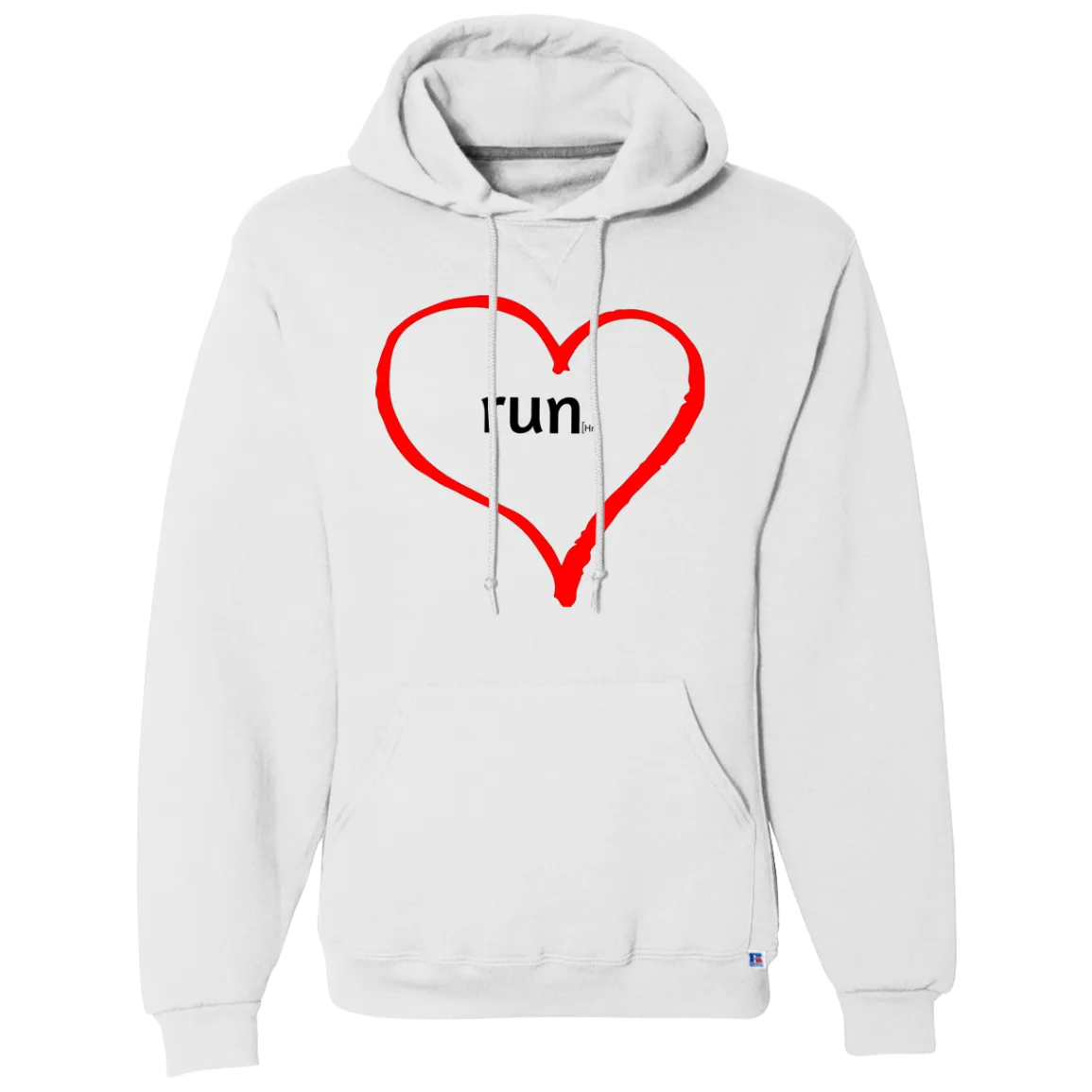 Run Heart - Dri-Power Fleece Pullover Hoodie