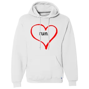 Run Heart - Dri-Power Fleece Pullover Hoodie