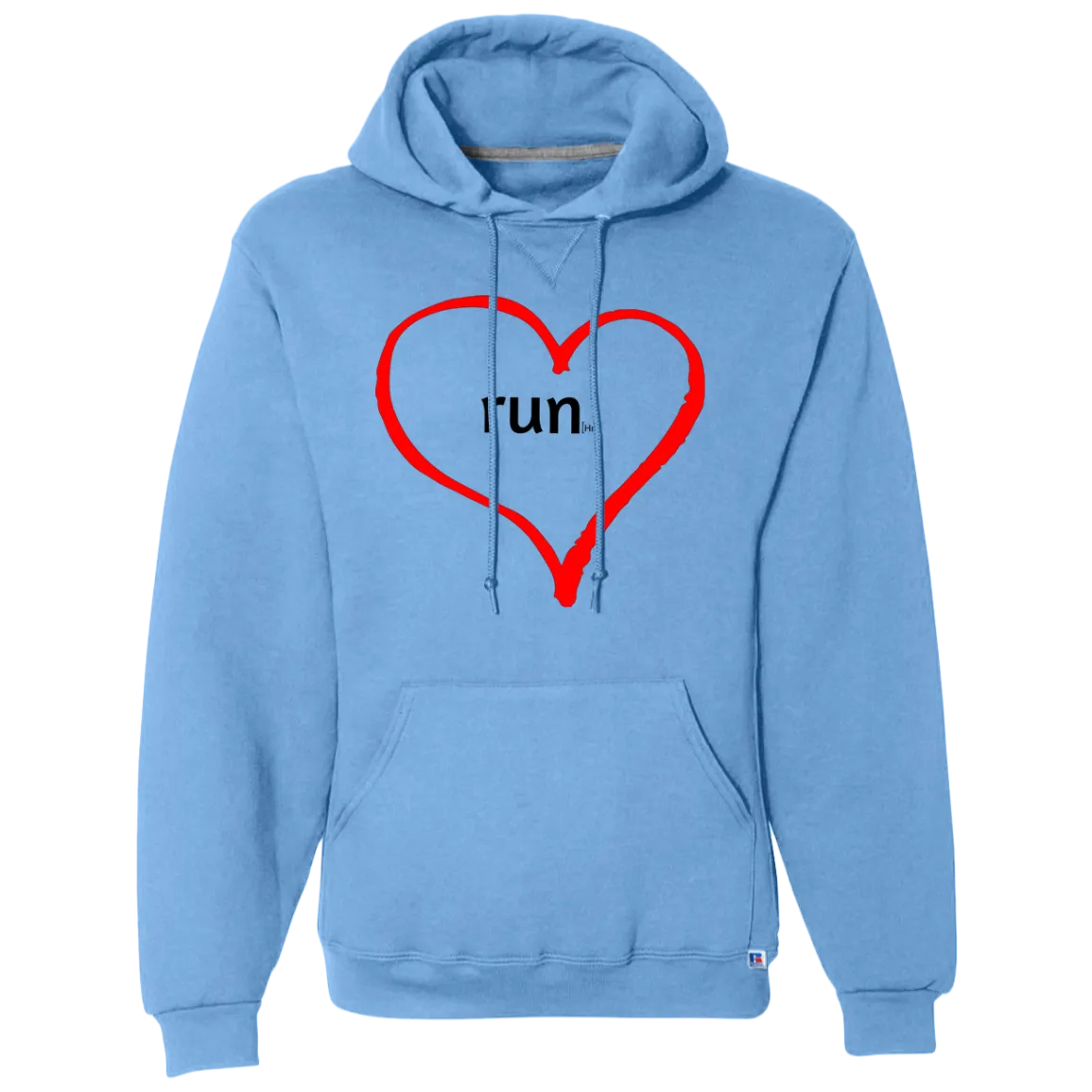 Run Heart - Dri-Power Fleece Pullover Hoodie