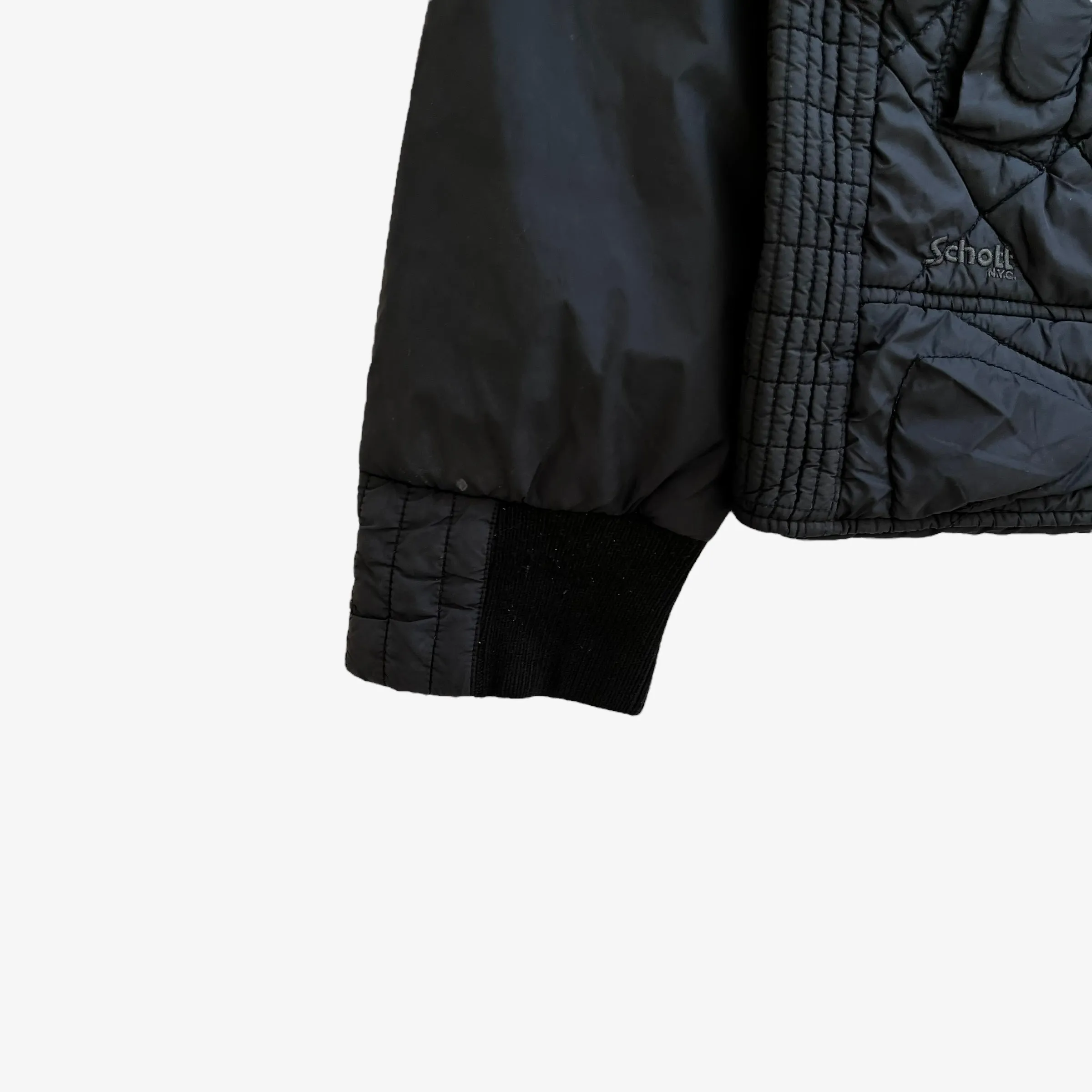 Schott Perfecto Quilted Puffer Jacket