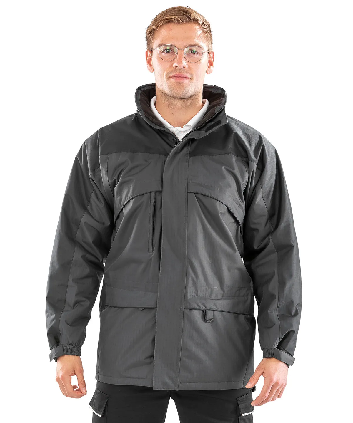 Seneca hi-activity jacket | Anthracite/Black