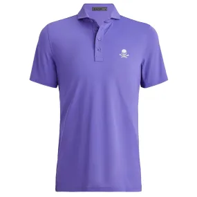 Skull & T's Rib Gusset Tech Pique Polo Canyon Purple - SS24