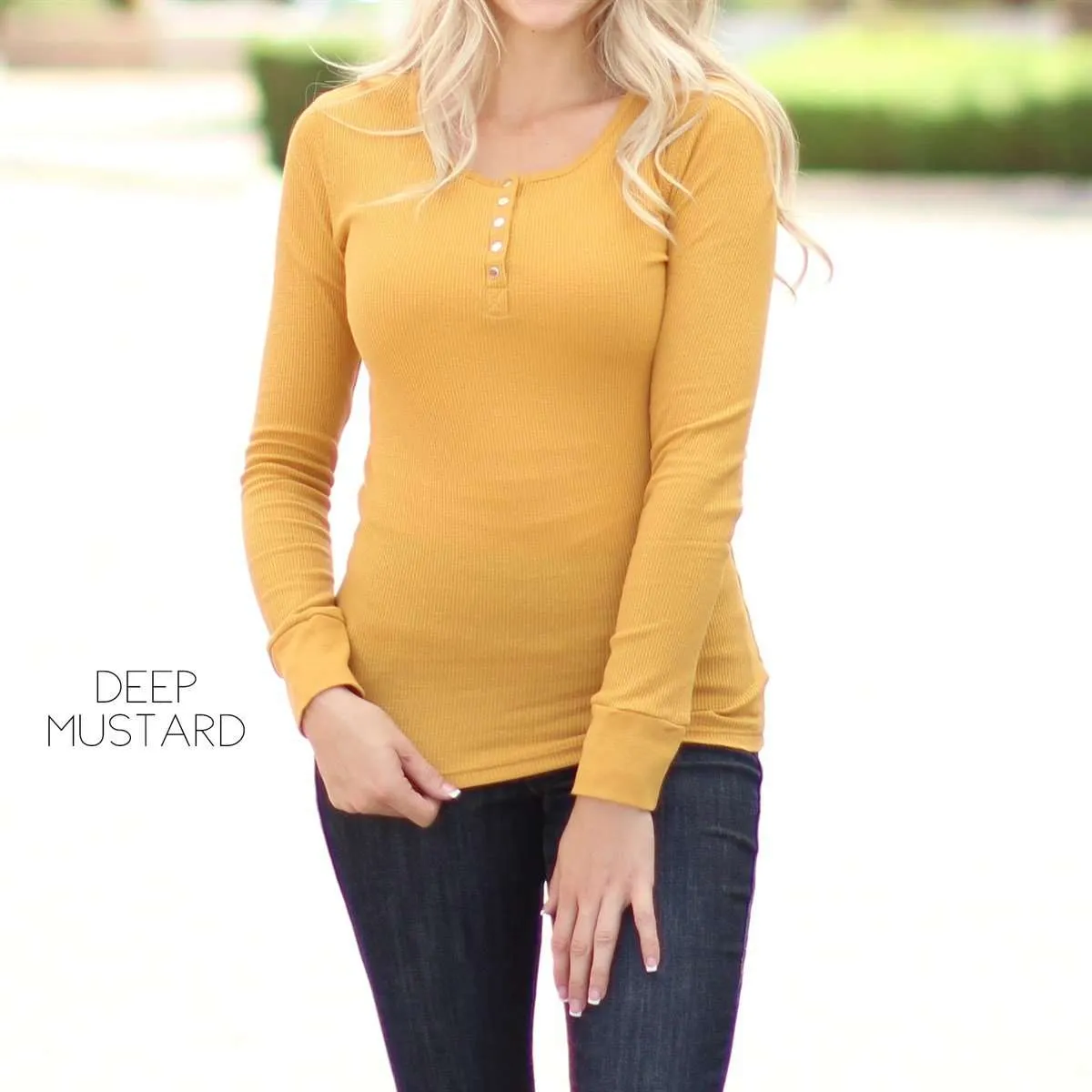 Snap Button Thermal Top