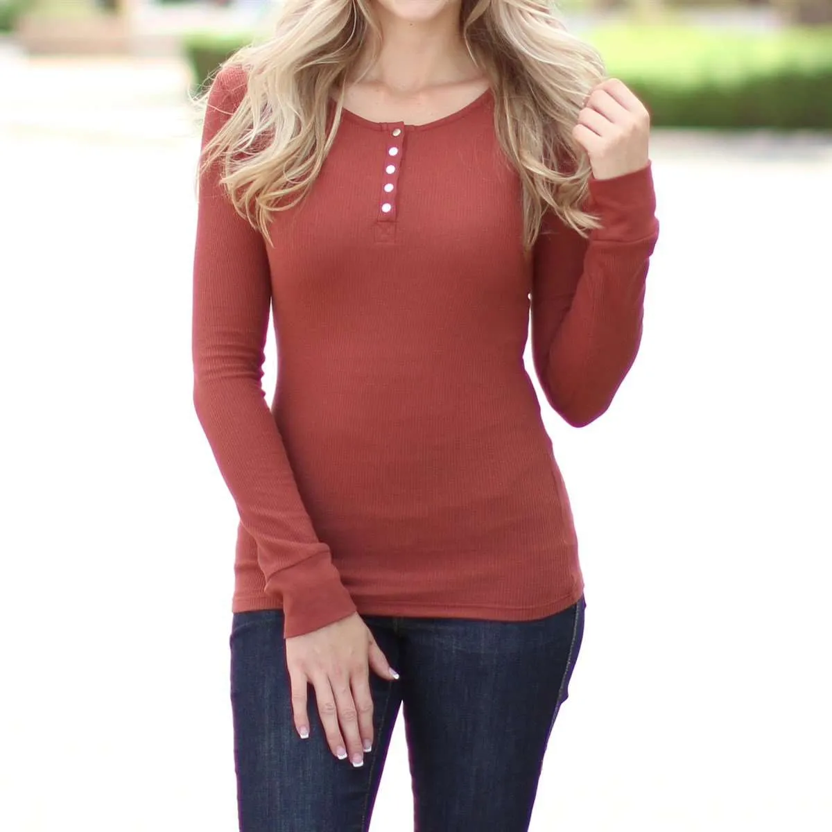 Snap Button Thermal Top
