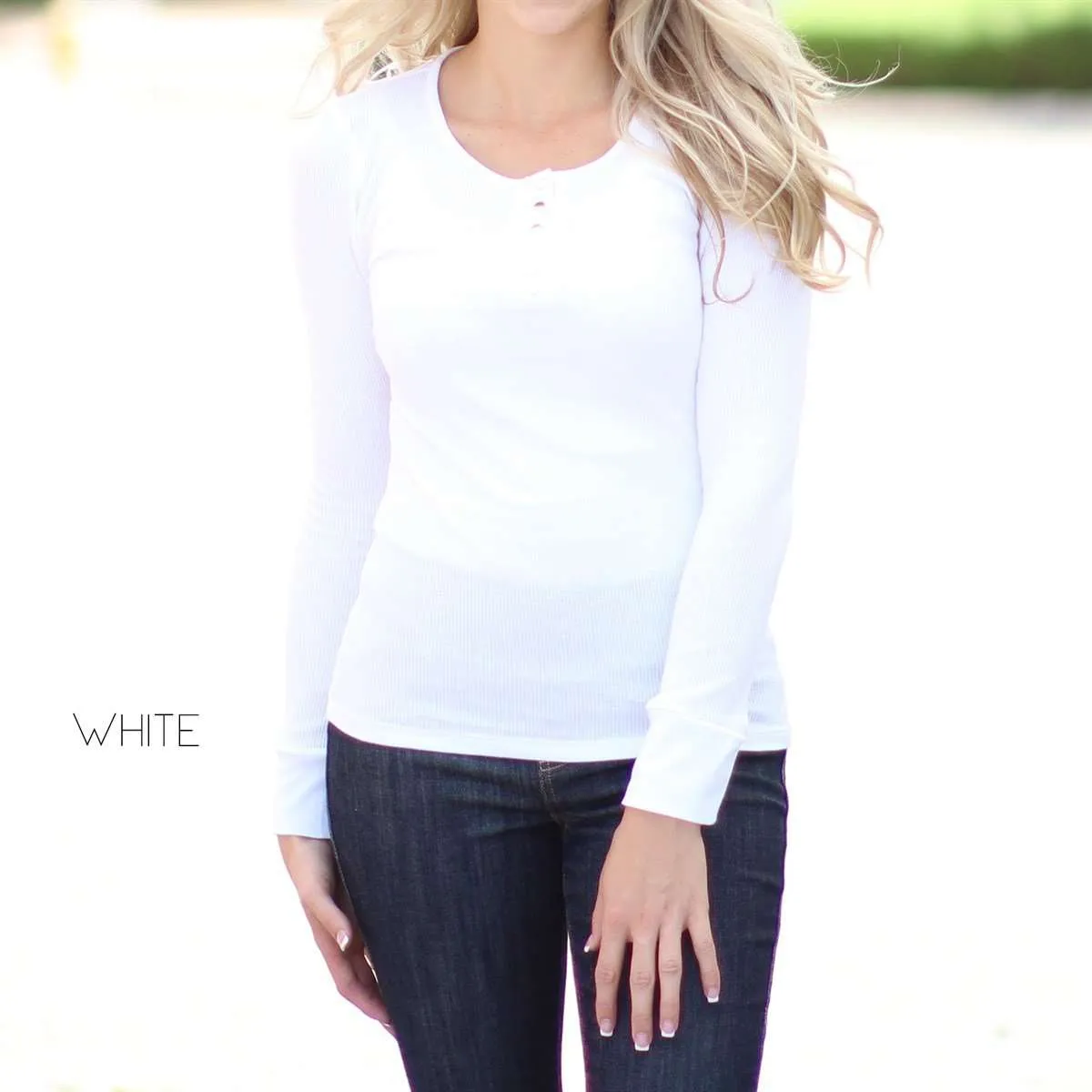 Snap Button Thermal Top