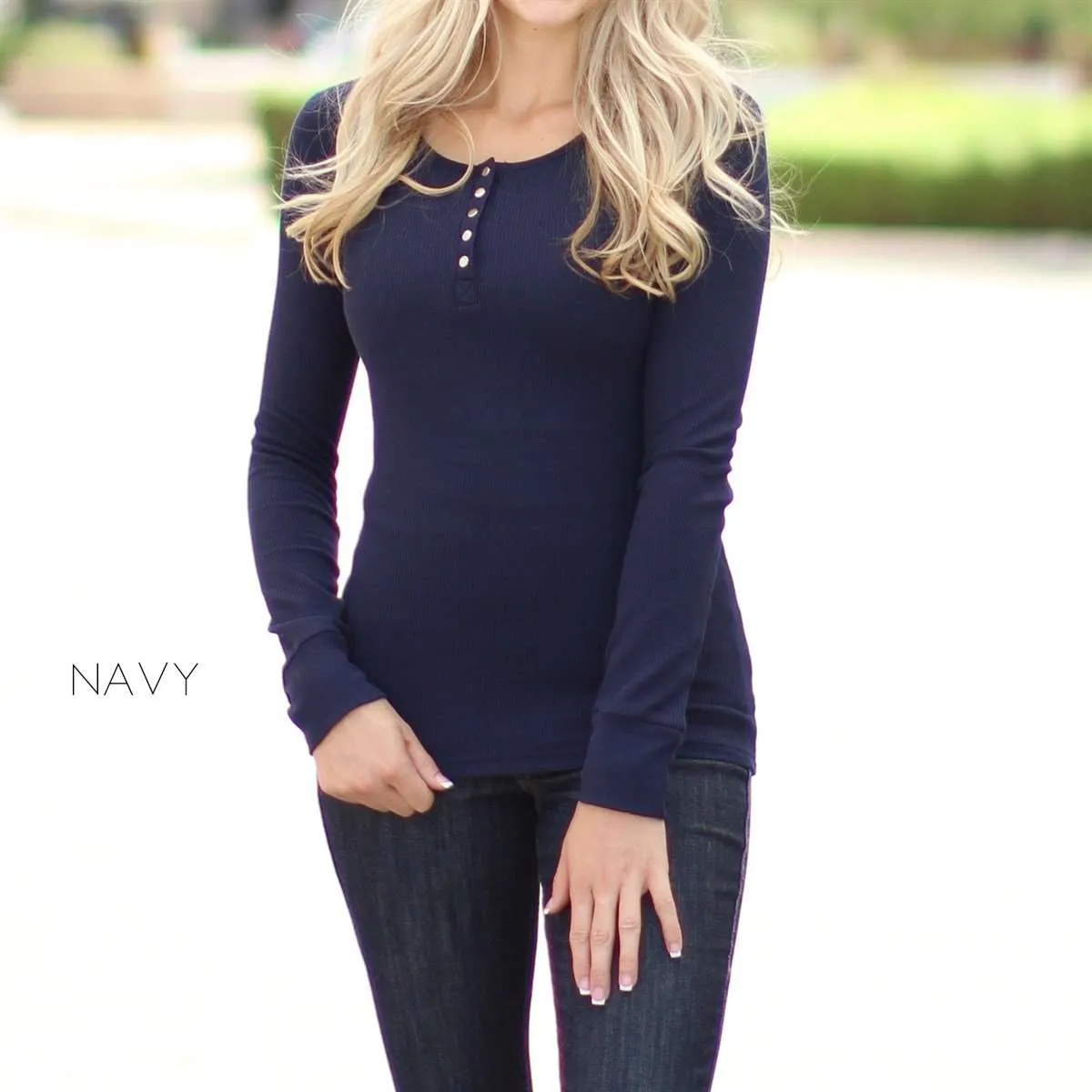 Snap Button Thermal Top