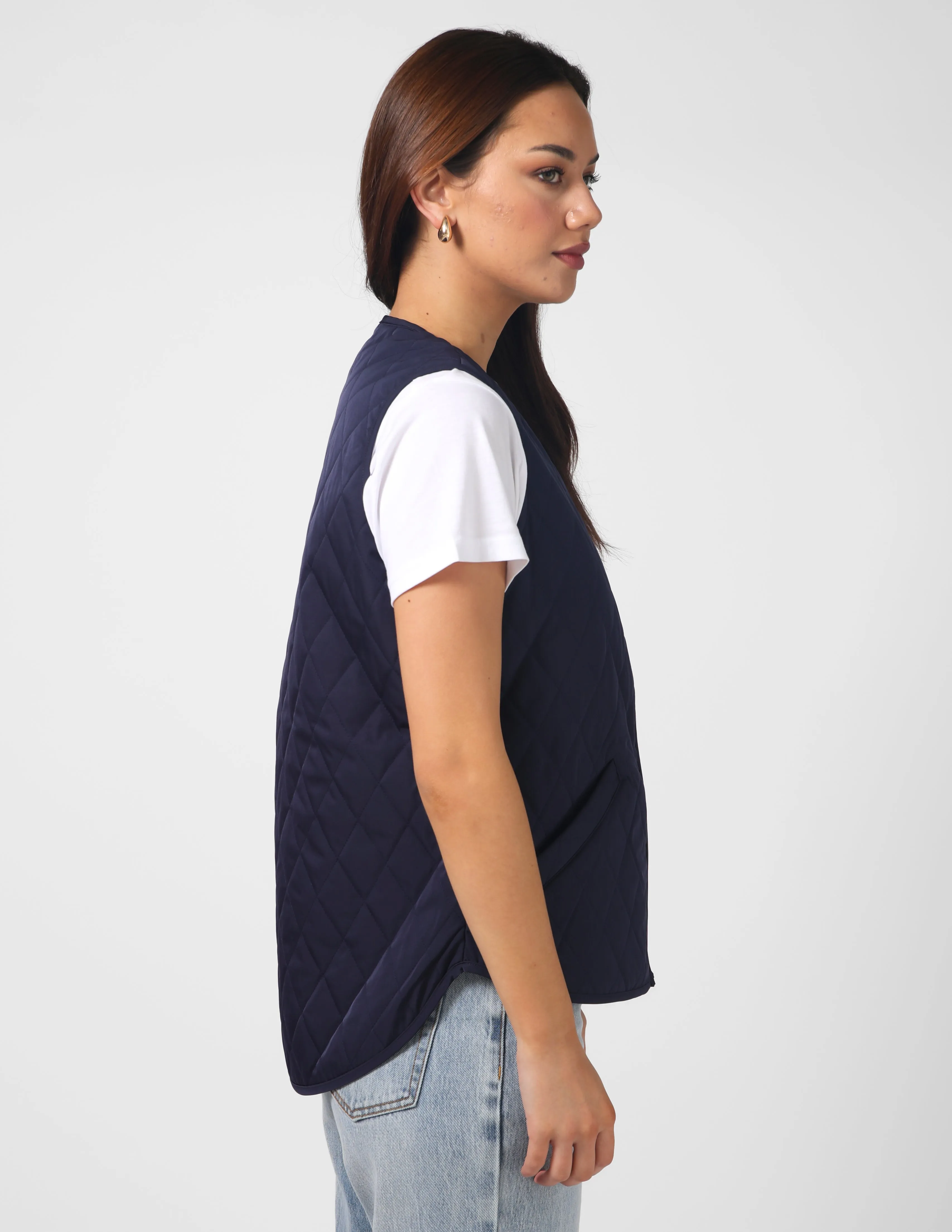 STELLA ESSENTIALS Vesta Vest - Navy