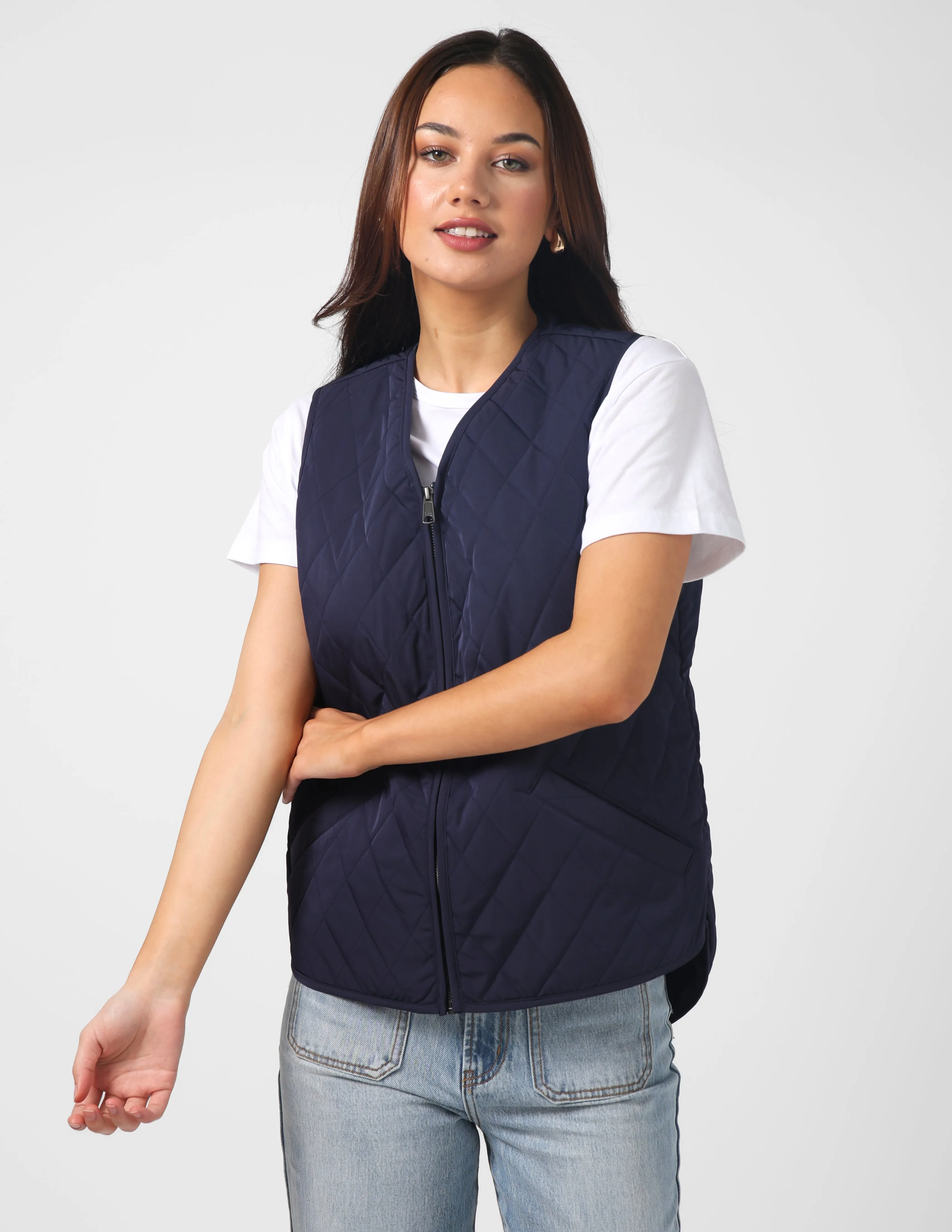 STELLA ESSENTIALS Vesta Vest - Navy