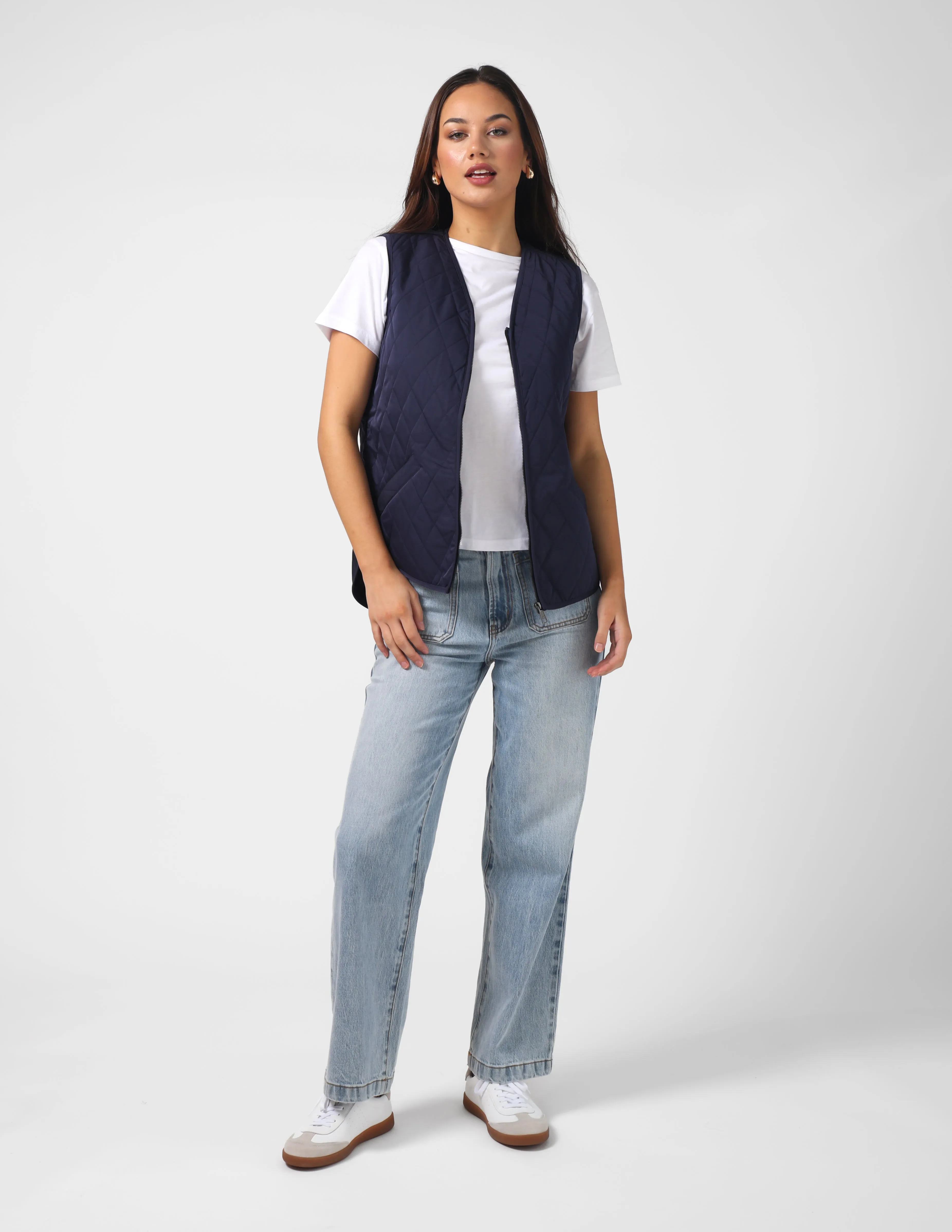 STELLA ESSENTIALS Vesta Vest - Navy