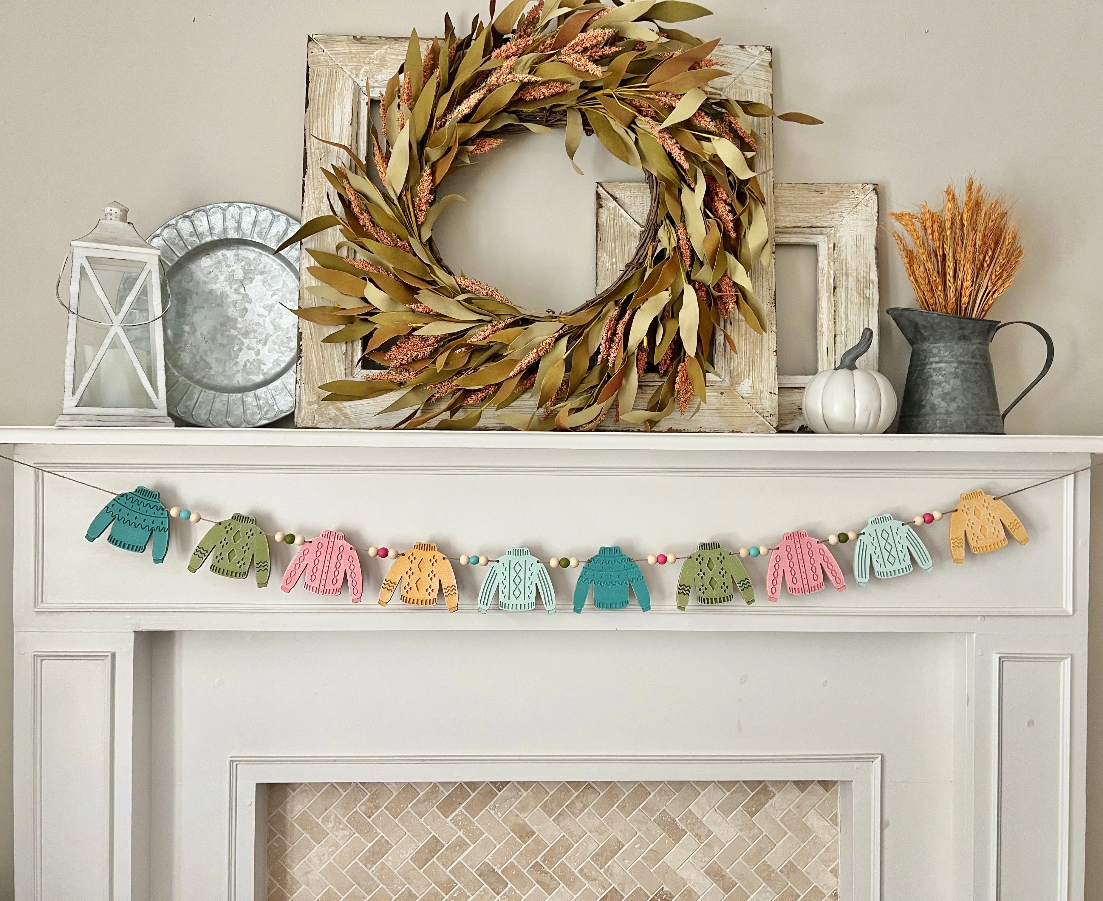 Sweater weather garland, fall vibes