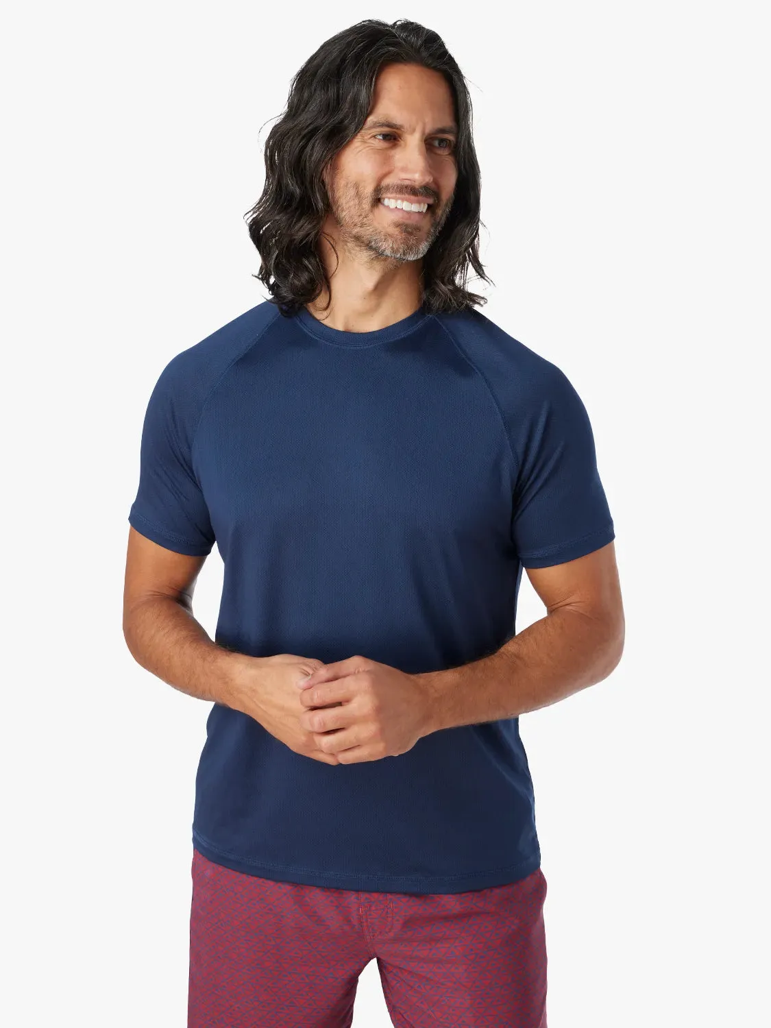 The BreezeKnit™ Tee | Dark Navy