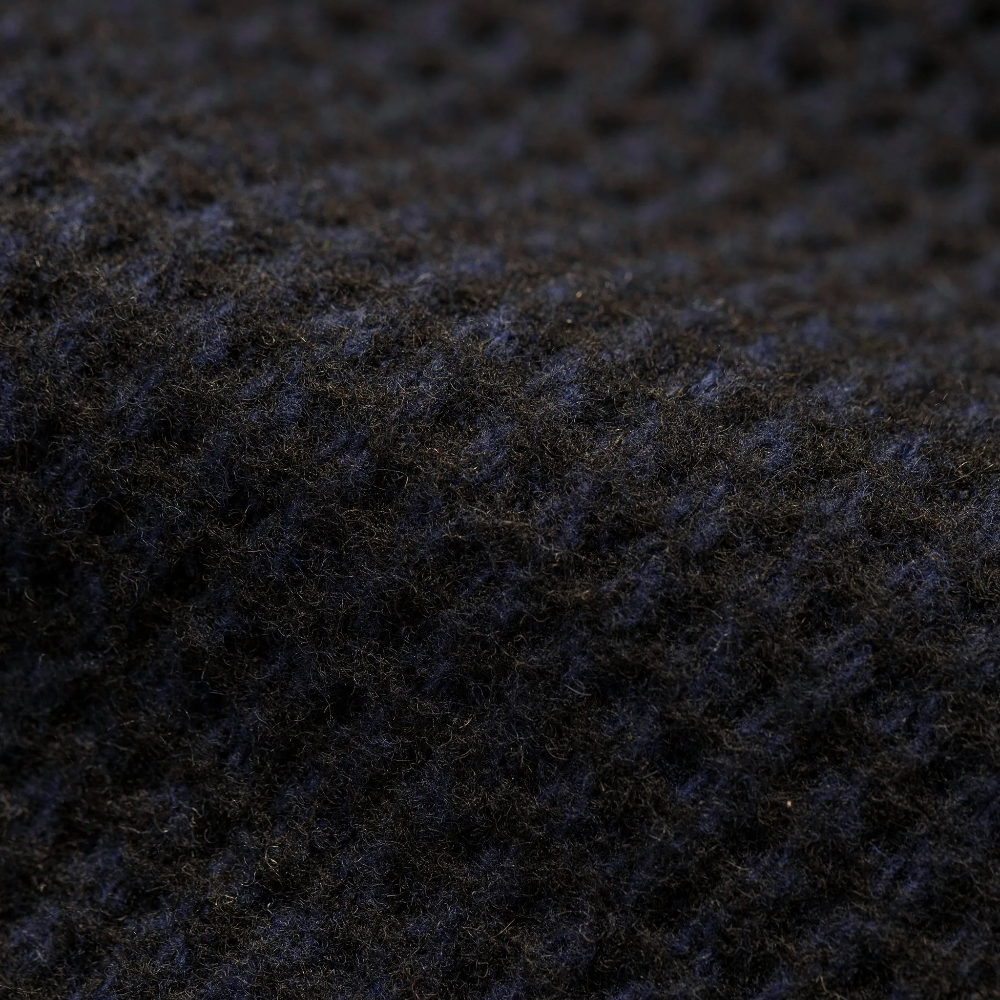 The Summit Shirt in Heather Navy Waffle