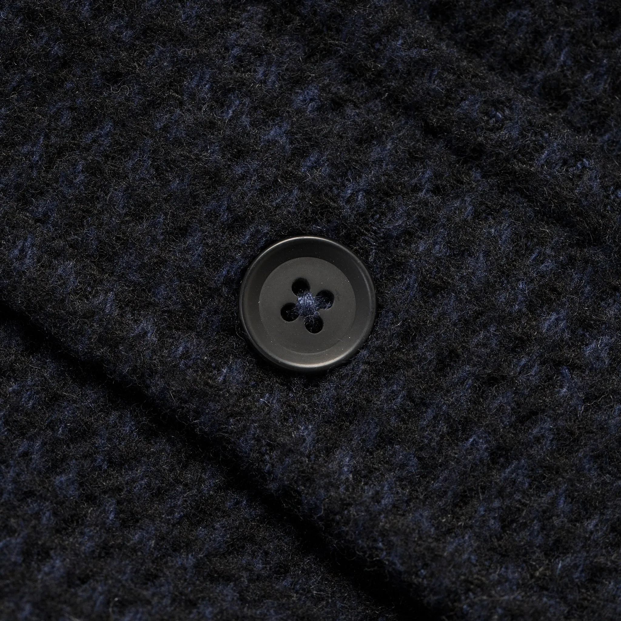 The Summit Shirt in Heather Navy Waffle