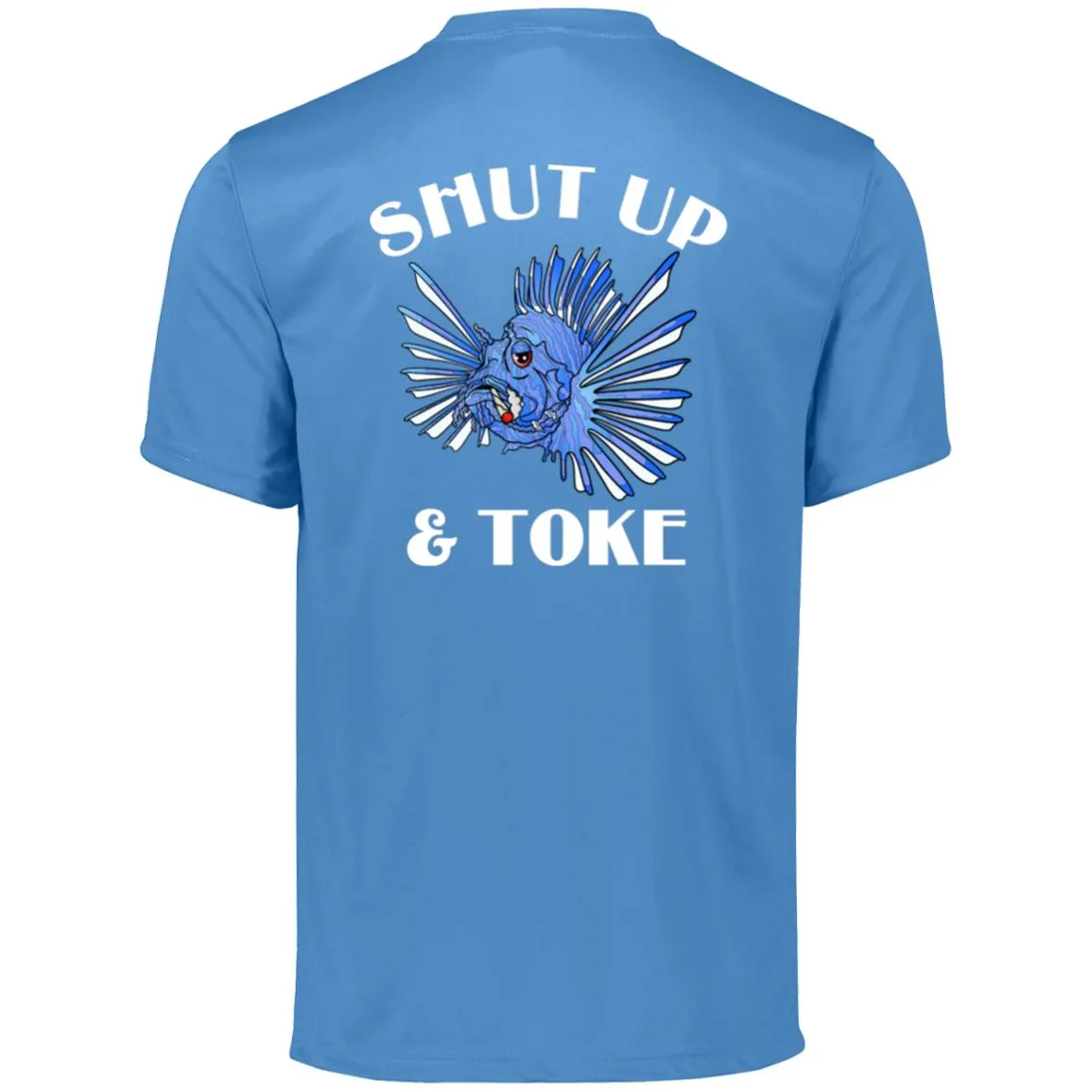 TRIPPIE HOOKS Shut Up & Toke Men's Moisture-Wicking Tee