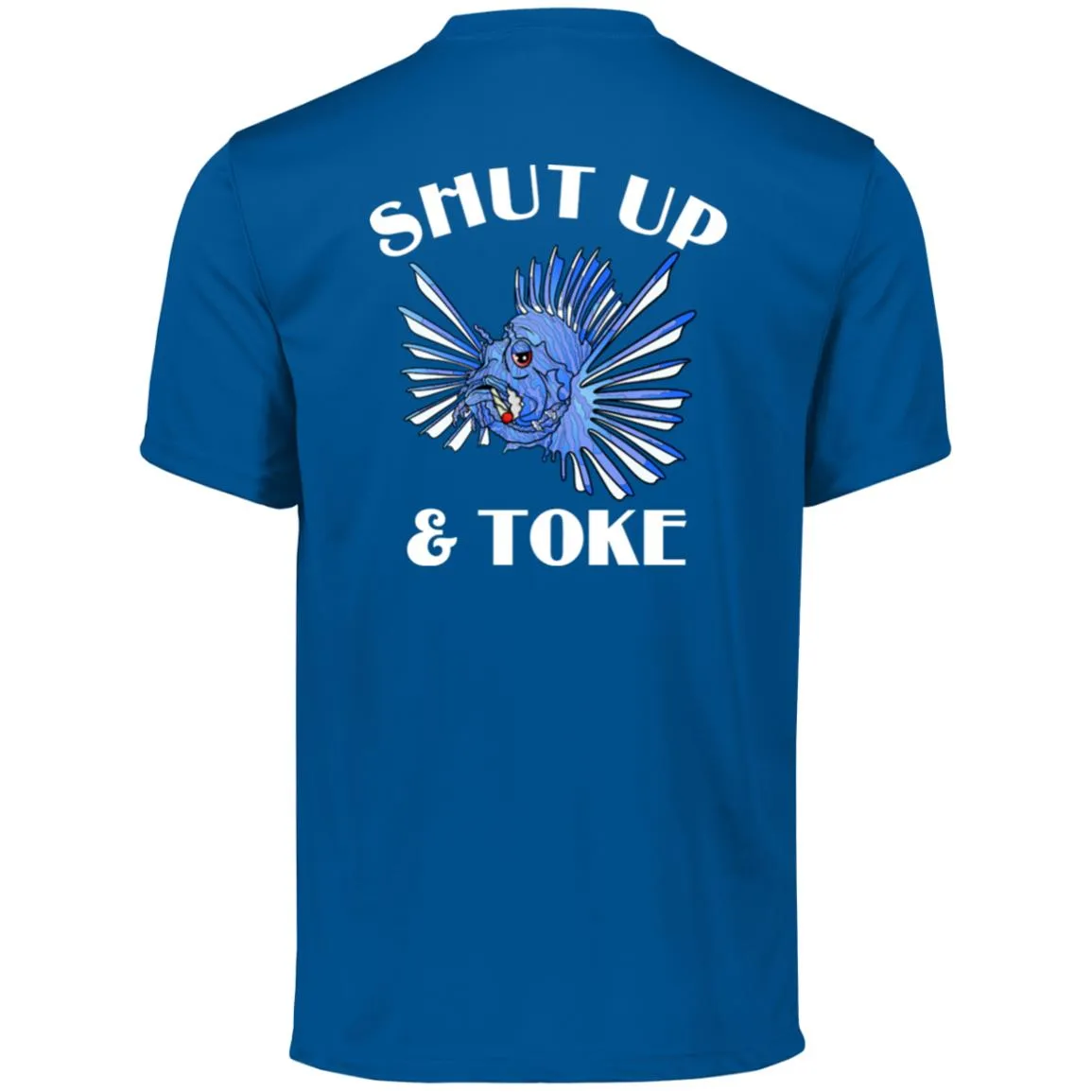 TRIPPIE HOOKS Shut Up & Toke Men's Moisture-Wicking Tee