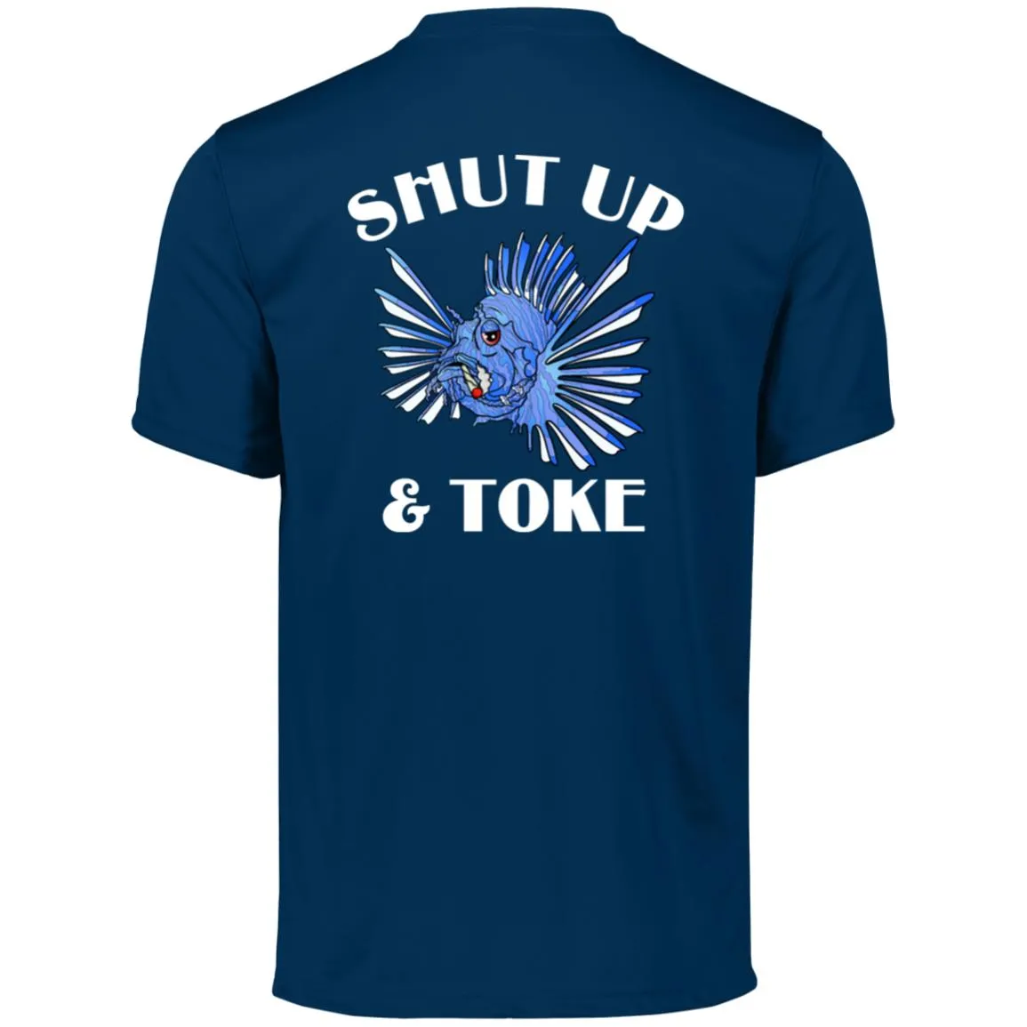 TRIPPIE HOOKS Shut Up & Toke Men's Moisture-Wicking Tee