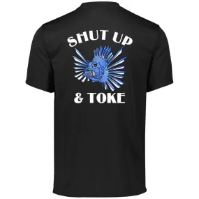 TRIPPIE HOOKS Shut Up & Toke Men's Moisture-Wicking Tee