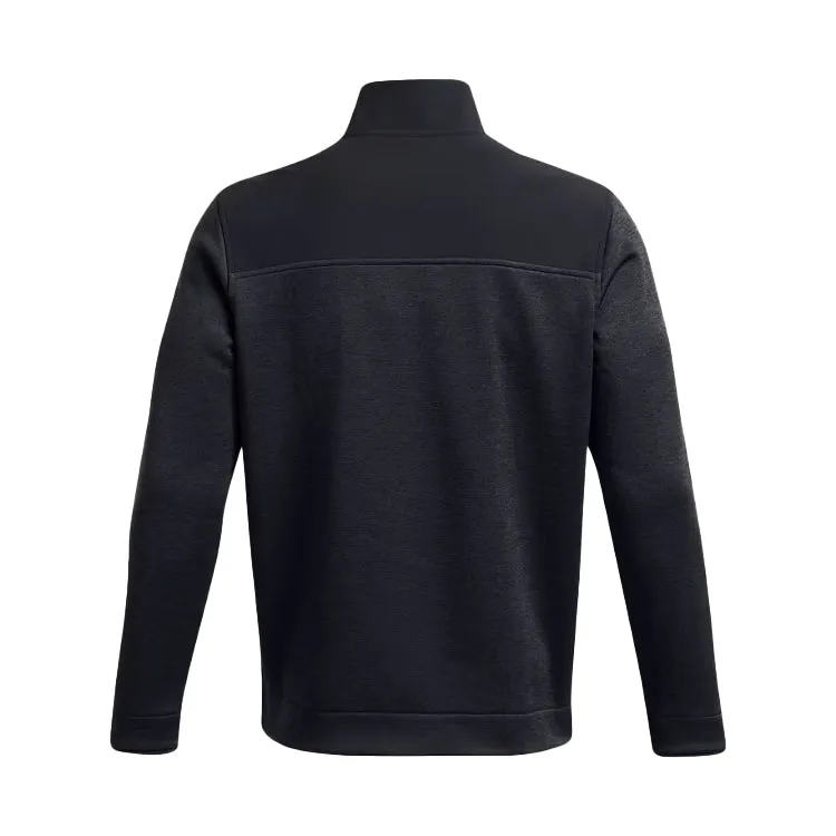 Under Armour Drive Storm HZ 1/2 Zip Golf Sweater - Black