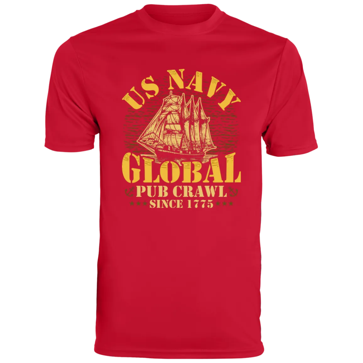 US NAVY Global Pub Crawl  Moisture Wicking Tee