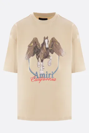 Vintage Wash Pegasus Cotton T-Shirt