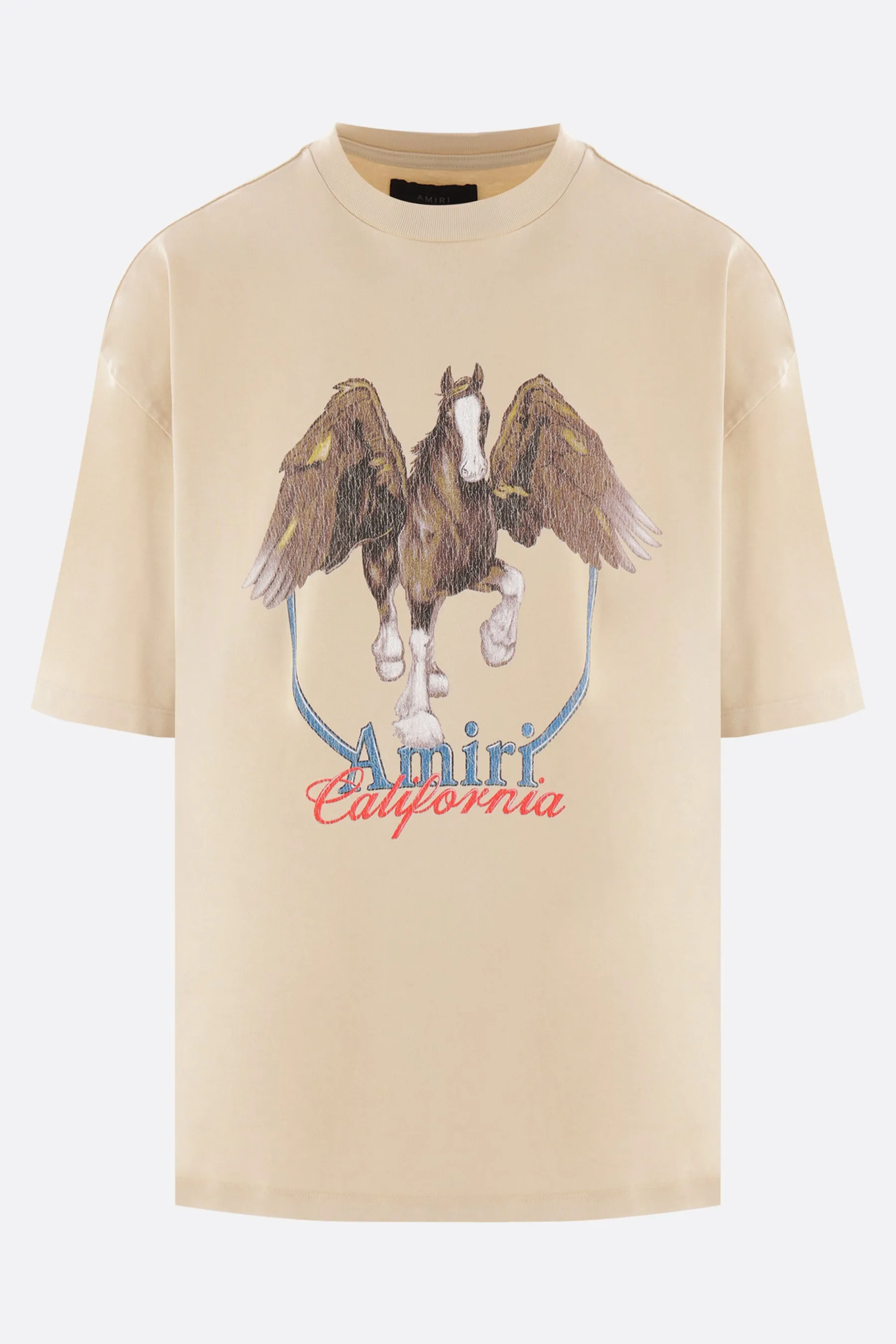 Vintage Wash Pegasus Cotton T-Shirt