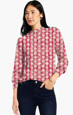 WAFFLE STITCH STAMP SWEATER